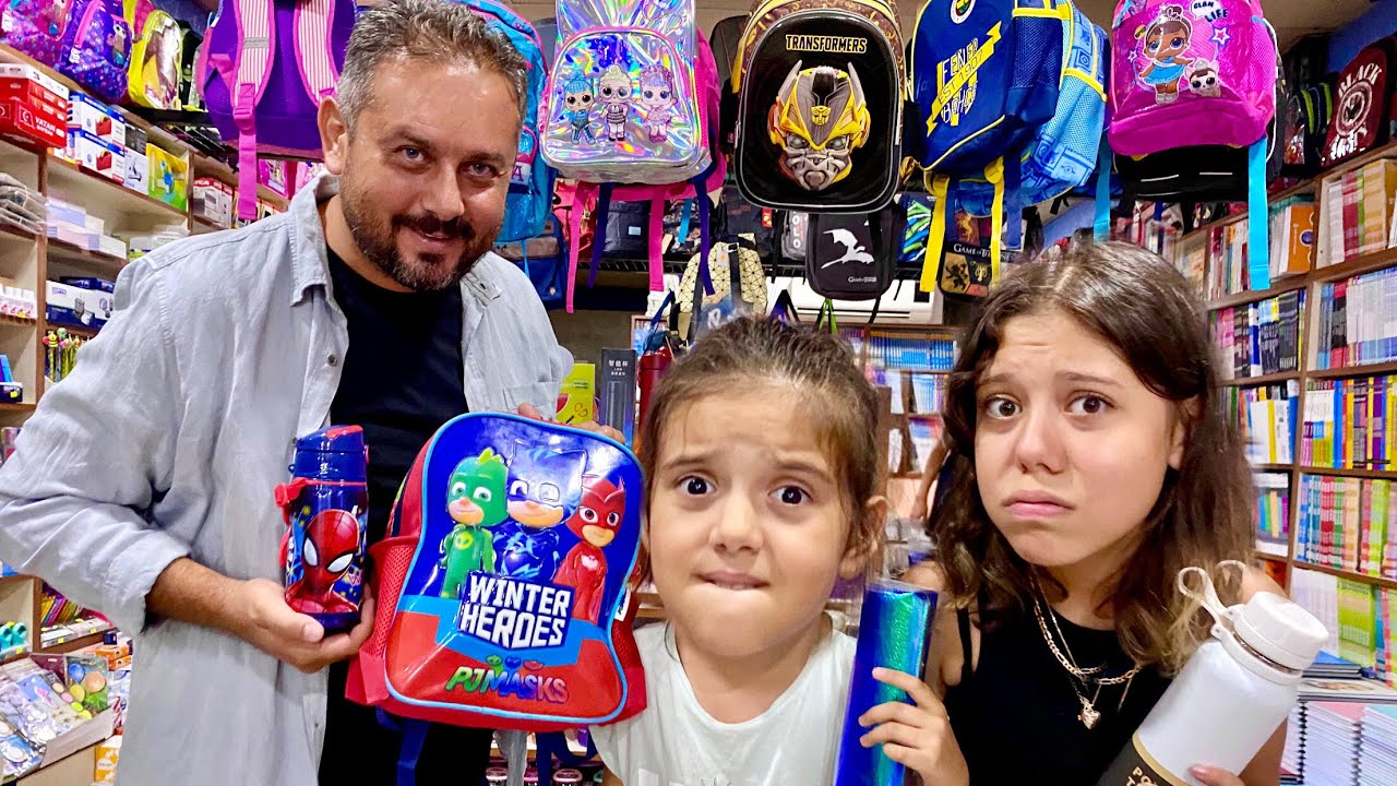 OKULA DÖNÜŞ 2022 | BABAM KIRTASİYE ALIŞVERİŞİMİZİ YÖNETİYOR !! Back To School