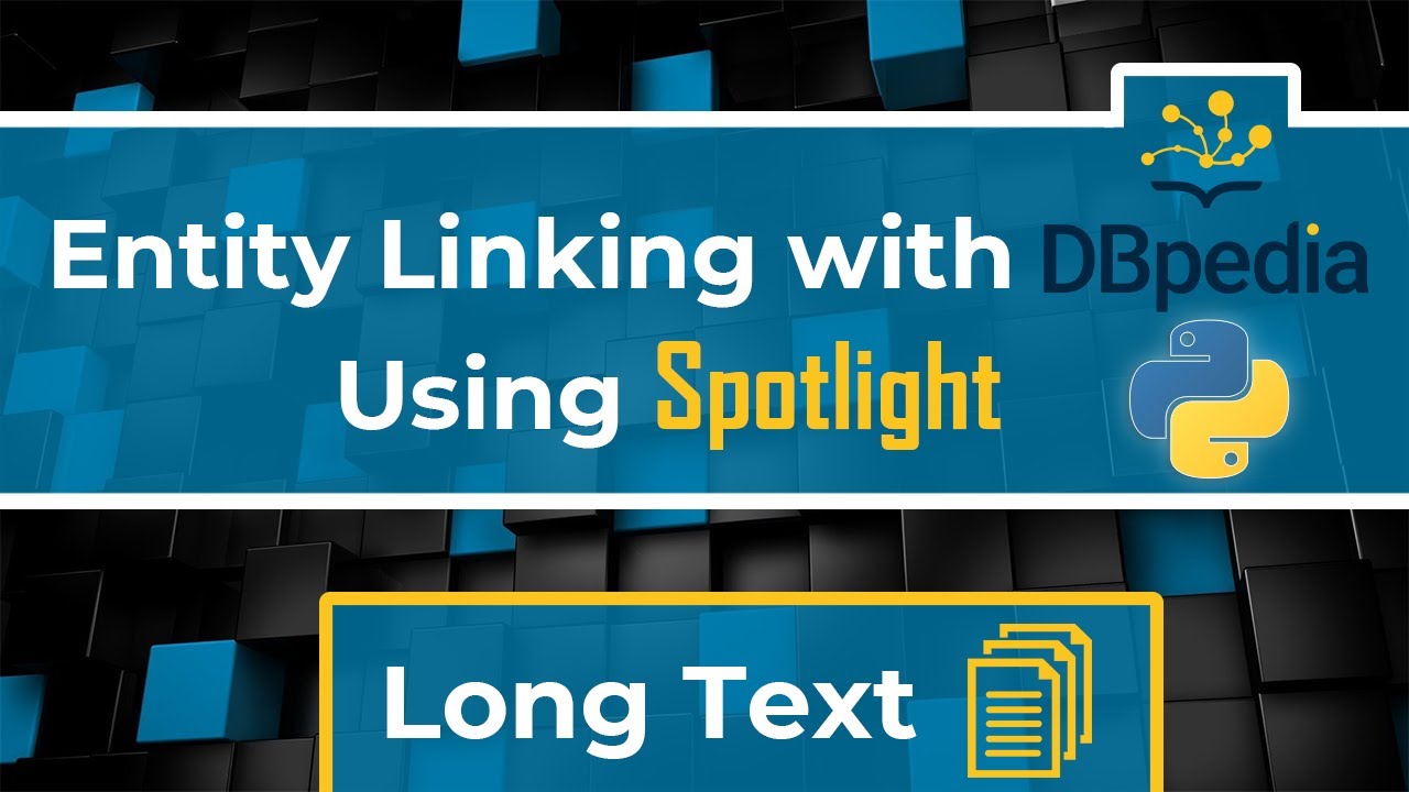 Entity Linking For A Long Text Using DBpedia Spotlight In Python