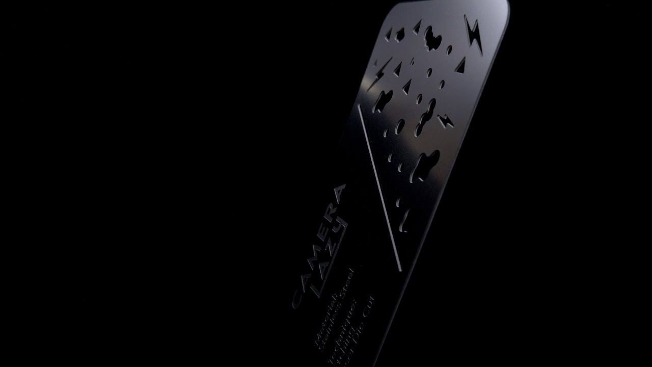 Custom Metal Business Cards with Laser Cutting & Etching