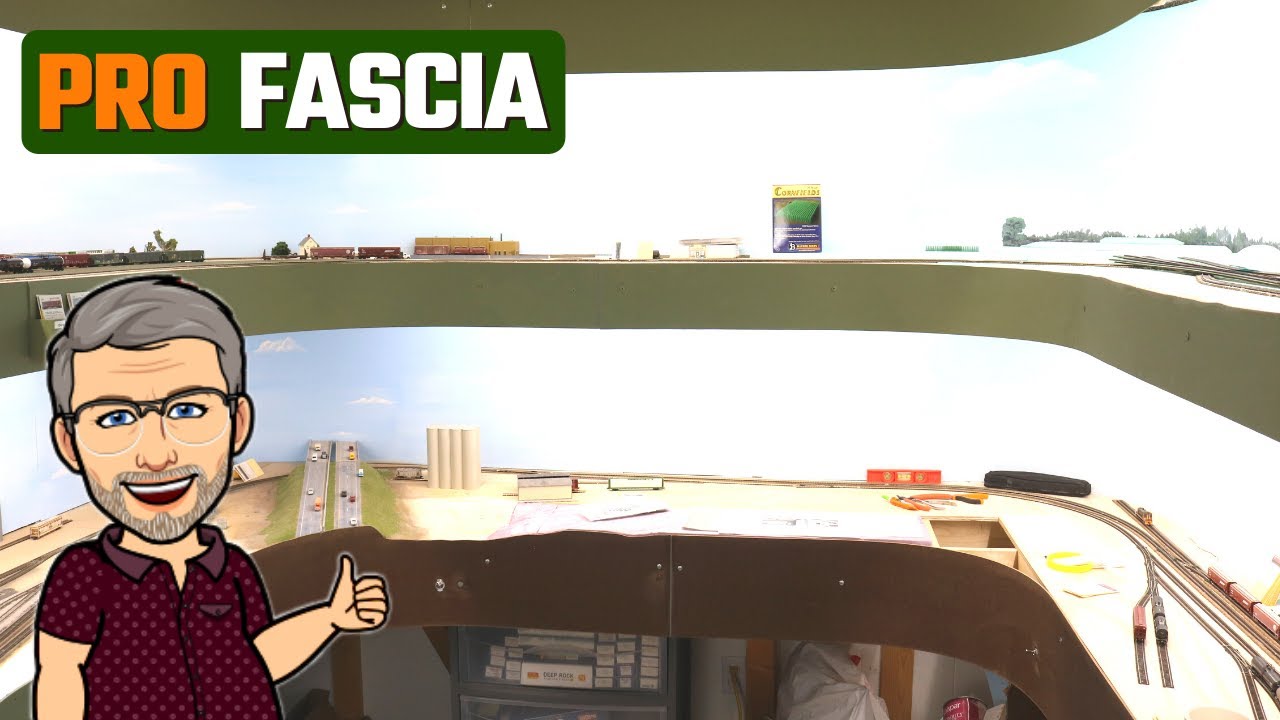 Professional Looking Fascia for Model Railroad Layouts