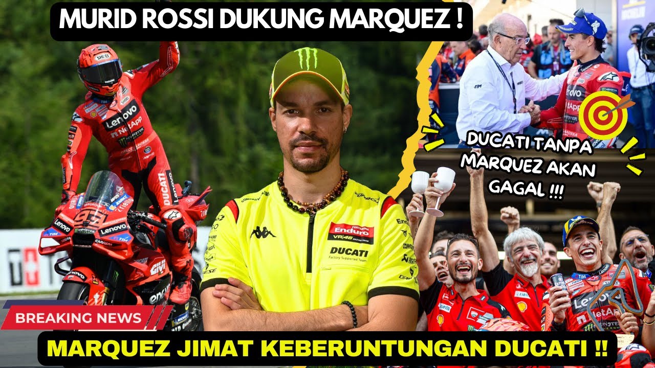 🚫 PANAS‼️MURID ROSSI DUKUNG MARQUEZ❗️MARQUEZ JIMAT KEBERUNTUNGAN DUCATI❗️MOTOGP HARI INI🔥
