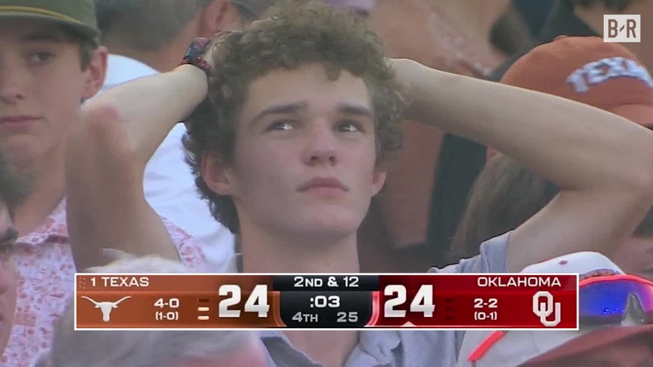 ARCH MANNING THROWS COSTLY PICK AS OKLAHOMA SHOCKS NO. 1 TEXAS