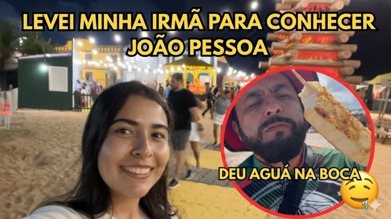 ELA VEIO CONHECER JOÃO PESSOA E FICOU CHOCADA 😳🌊