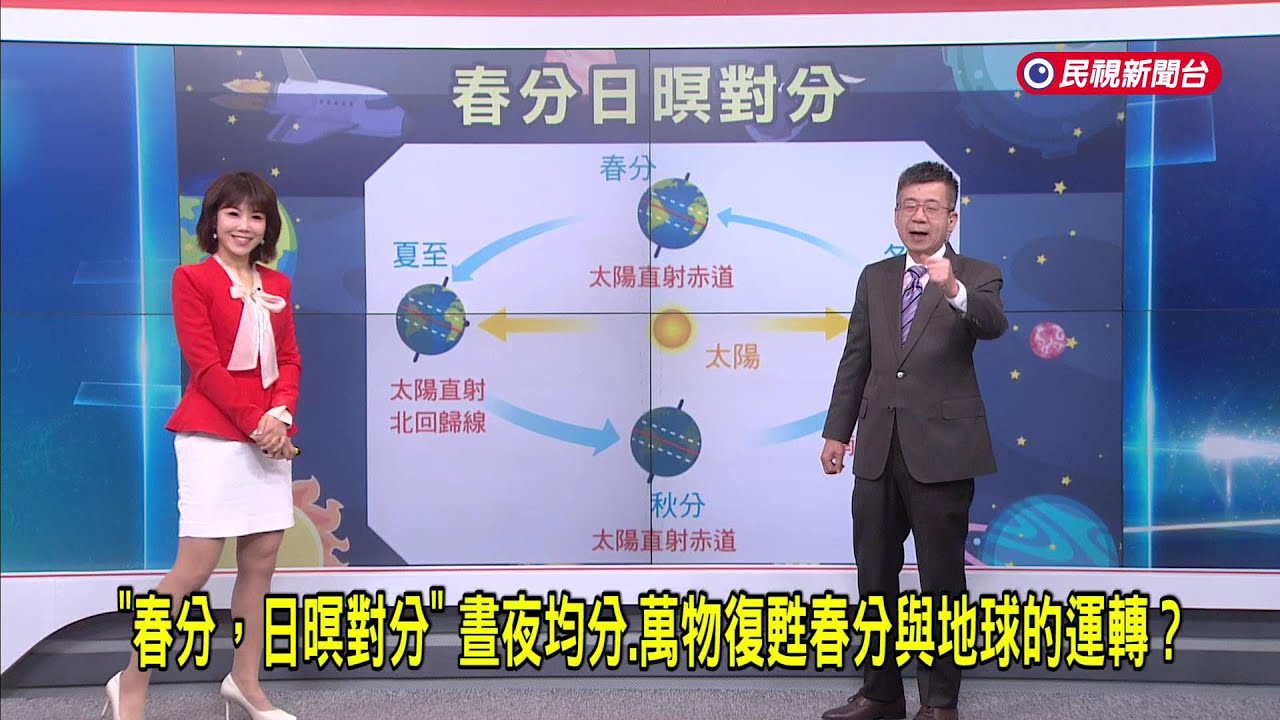 2025/3/20【早安嘉芬】「春分，日暝對分」  晝夜均分、萬物復甦春分與地球的運轉？－民視新聞