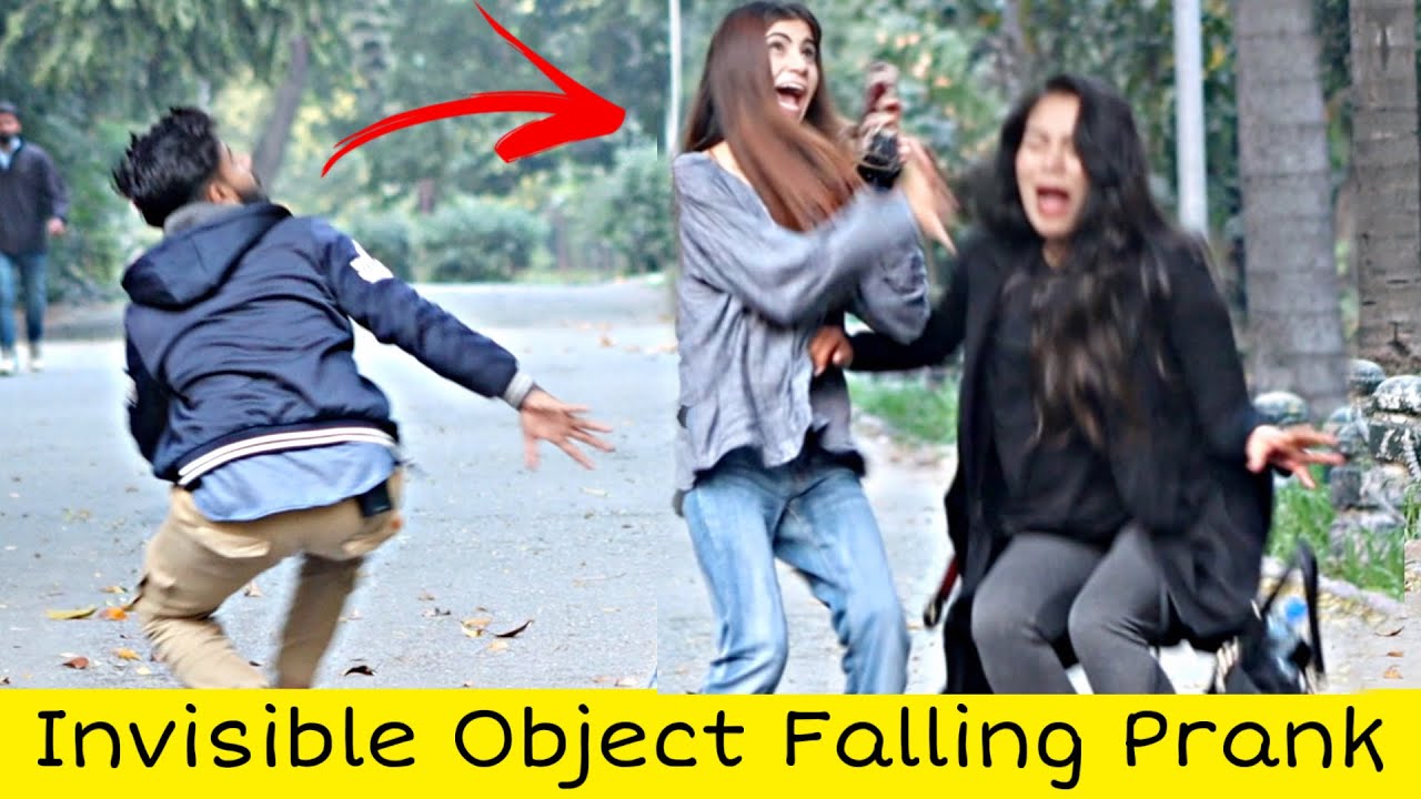 Invisible Object Falling from Sky Prank @That Was Crazy