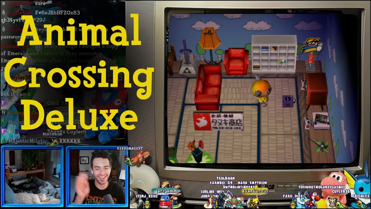 Animal Crossing Deluxe Week 7 - Building a Cozy, Nostalgic Gaming Basement!