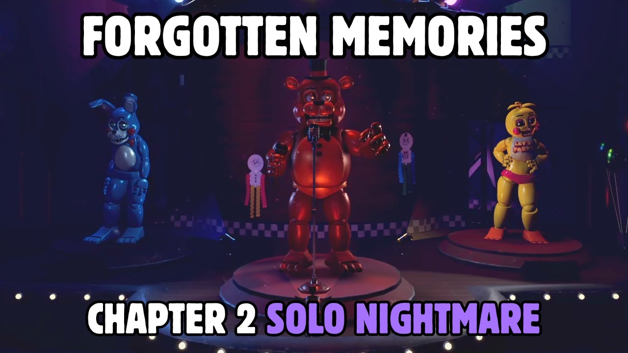 Roblox Forgotten Memories - Chapter 2 (Night 1-3) Nightmare Full Solo Walkthrough