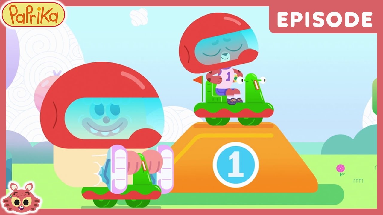 PAPRIKA EPISODE | 🏁 The race (S01E37) 🏍️  Cartoon for kids!
