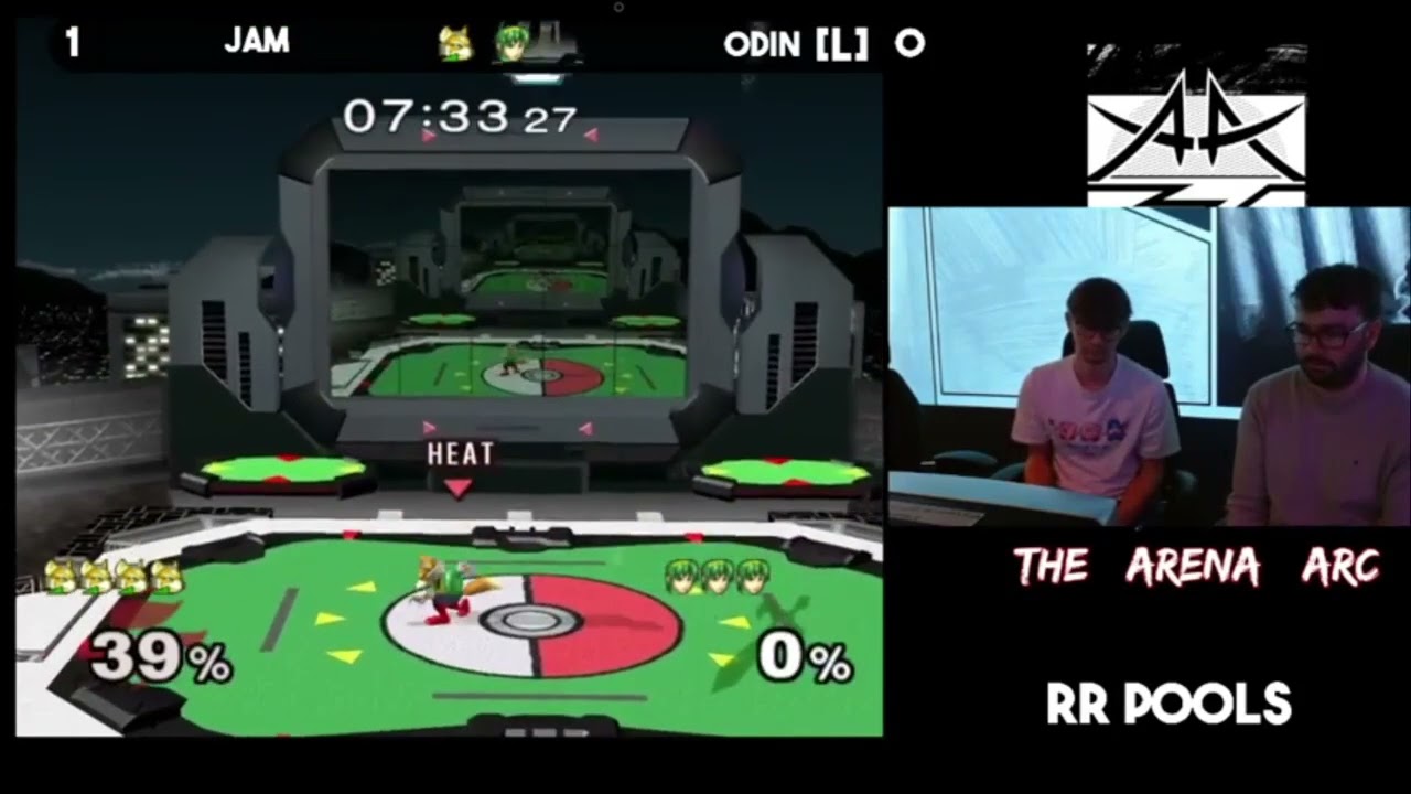 The Arena Arc Chapter 5 RR Pools -- Jam (Fox) vs Odin (Marth) -- SSBM
