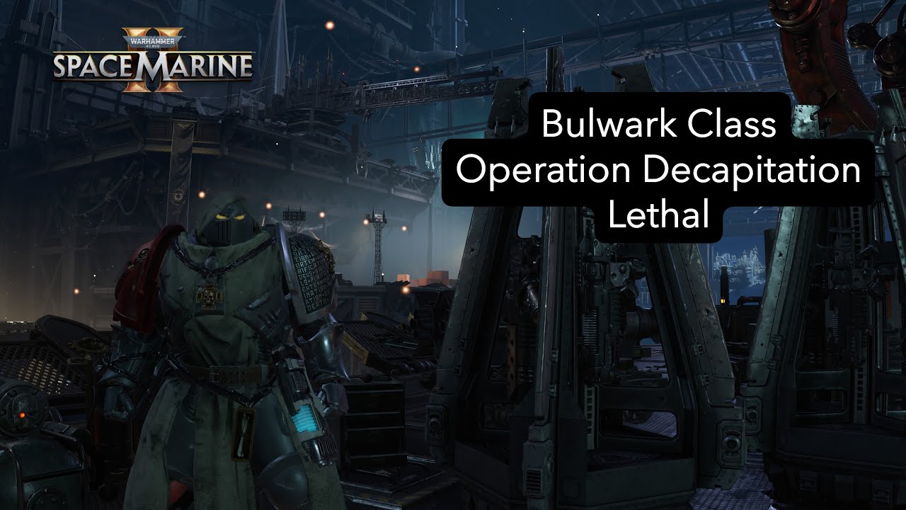 Space Marine 2, PS5, Bulwark Class Operation Decapitation (Lethal)