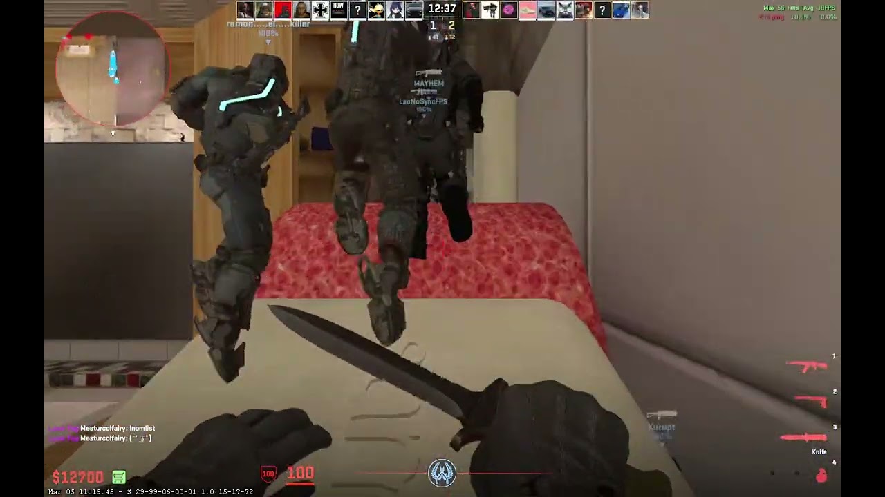 Cs2 zombie escape ze_bathroom_p on GFL server