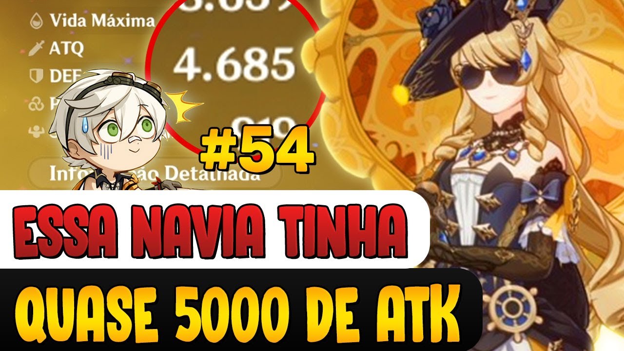 ESSA NAVIA DO ABISMO EXPRESS TINHA QUASE 5000 DE ATK - JOHNNY LINARK - GENSHIN IMPACT