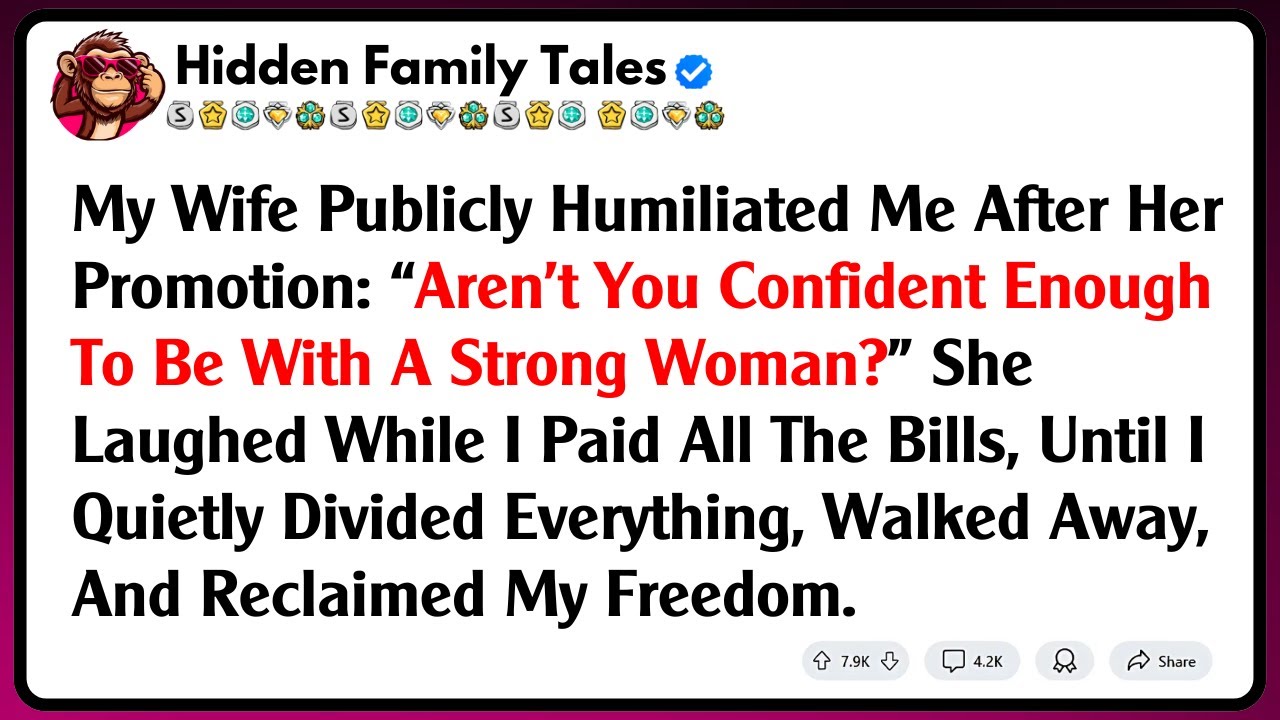 My Wife Publicly Humiliated Me After Her Promotion: “Aren’t You Confident Enough To Be With A...