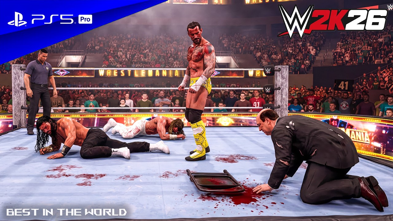 WWE 2K26 - CM Punk “Best in the World” Showcase Full Gameplay | PS5™ Pro [4K60]