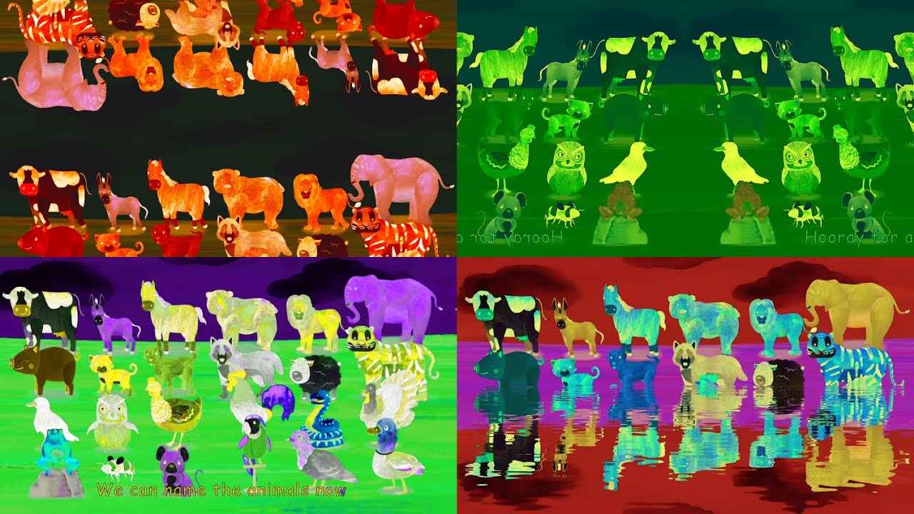 Sing The Animals Sounds x4 Combined | Sponsored By: Klasky Csupo Effects, Gamavision, Preview2