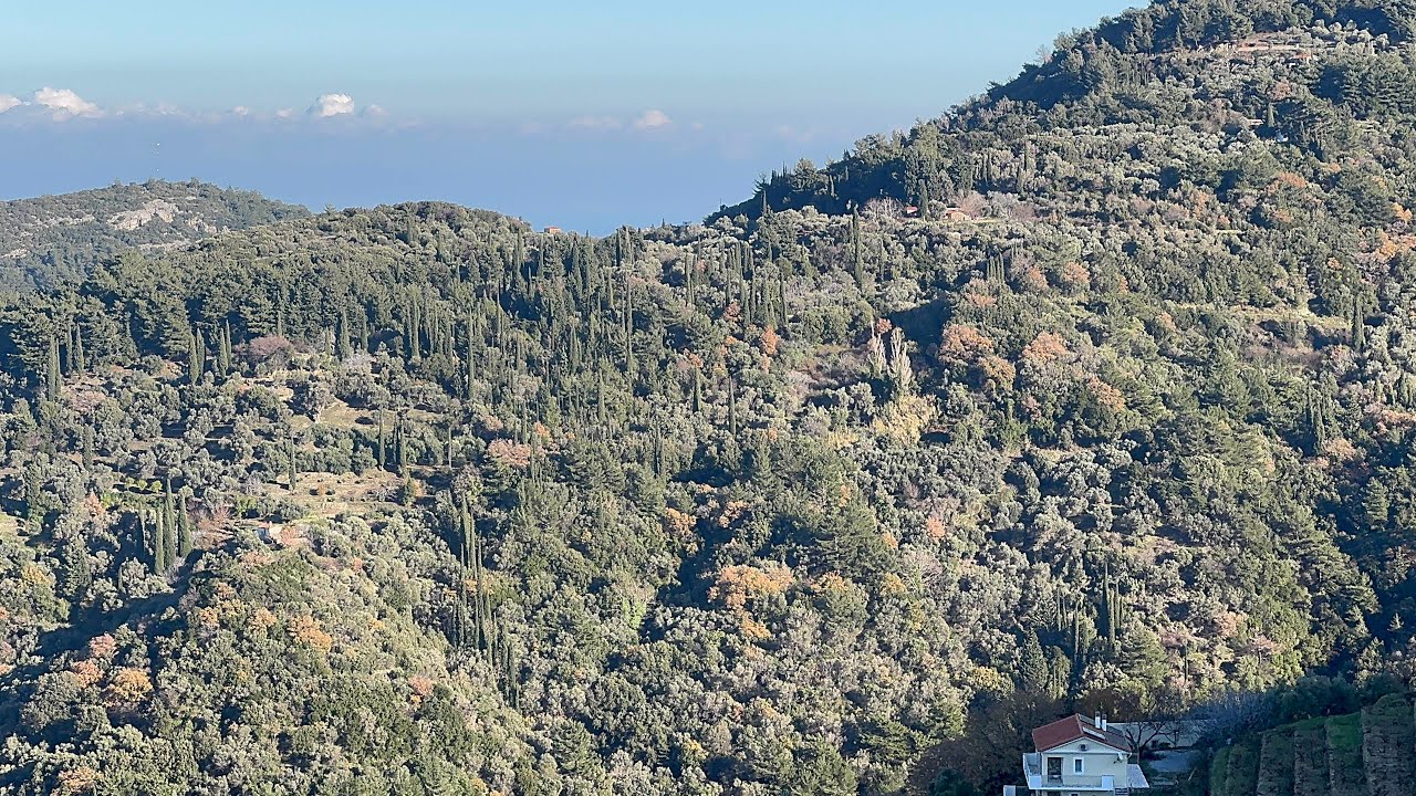 Beautiful scenery of Manolates, Samos, Greece #Nature #Calm #travel #2025