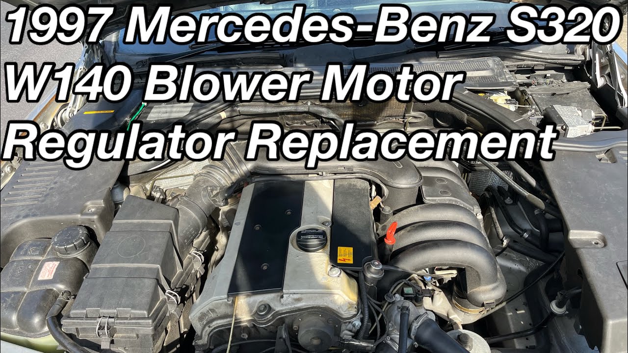 1997 Mercedes-Benz S320 W140 Blower Motor Regulator Replacement