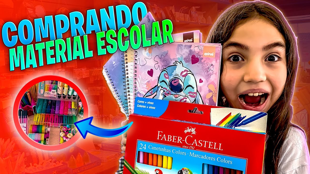 COMPRANDO MEU MATERIAL ESCOLAR 2023 - PARTE 1 - ENTÃO ROBERTA FAMILY siga @dailyfamiliaporcides