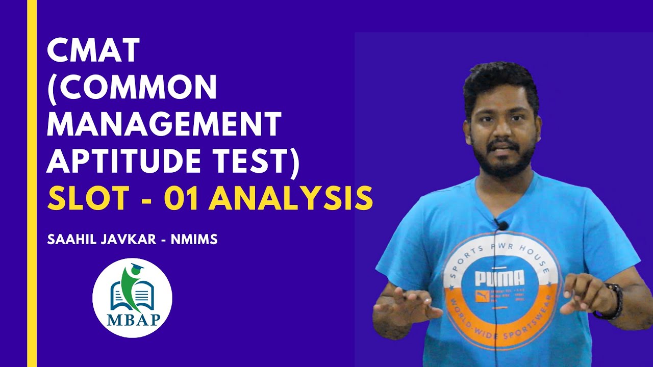 CMAT Slot 1 Analysis | Saahil Javkar NMIMS