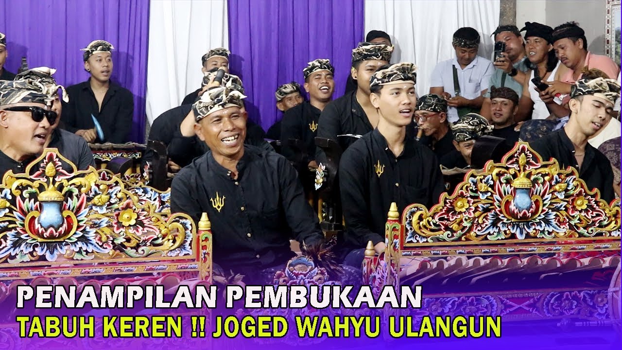 Pembuka hiburan joged di Desa Kaliasem  || WAHYU ULANGUN