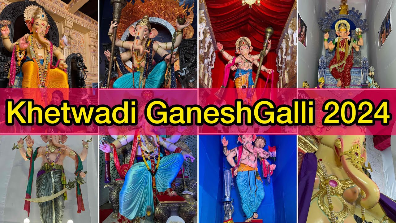 Khetwadi Ganesh Galli all Ganpati 2024 || Ganesh utsav 2024 || 🌺🙏