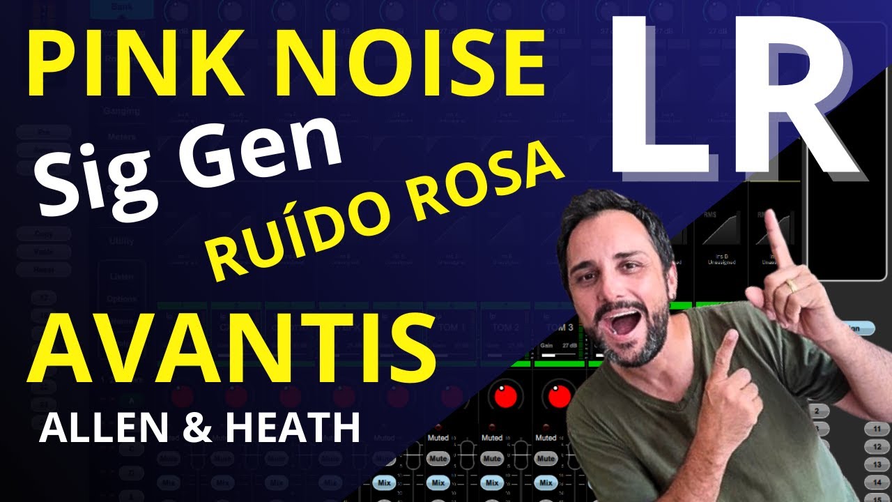 🎚️ Como usar o Ru&iacute;do Rosa na Avantis | Oscillator & SigGen (Pink Noise)