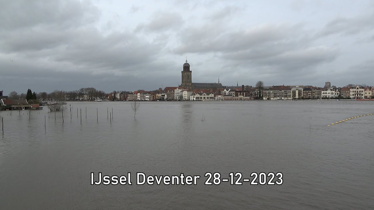 Hoogwater 2023 Deventer IJssel