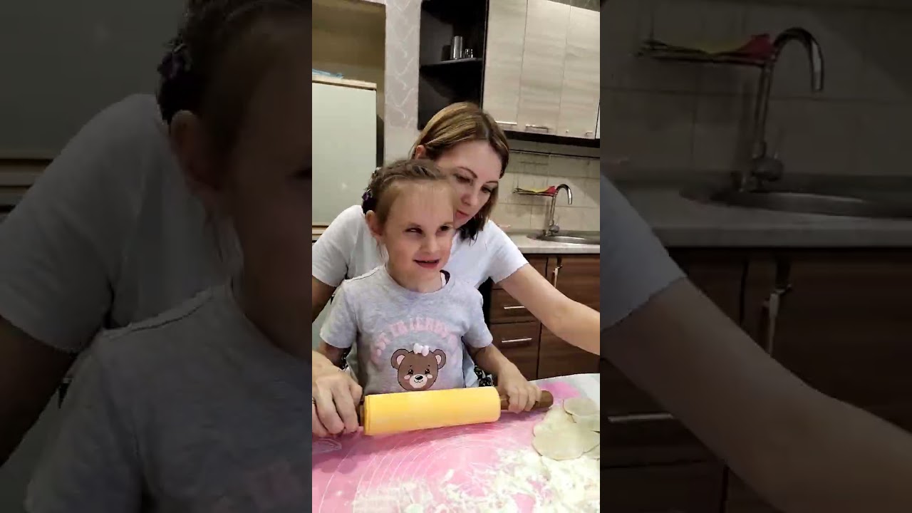 Готовим с незрячей дочкой ❤