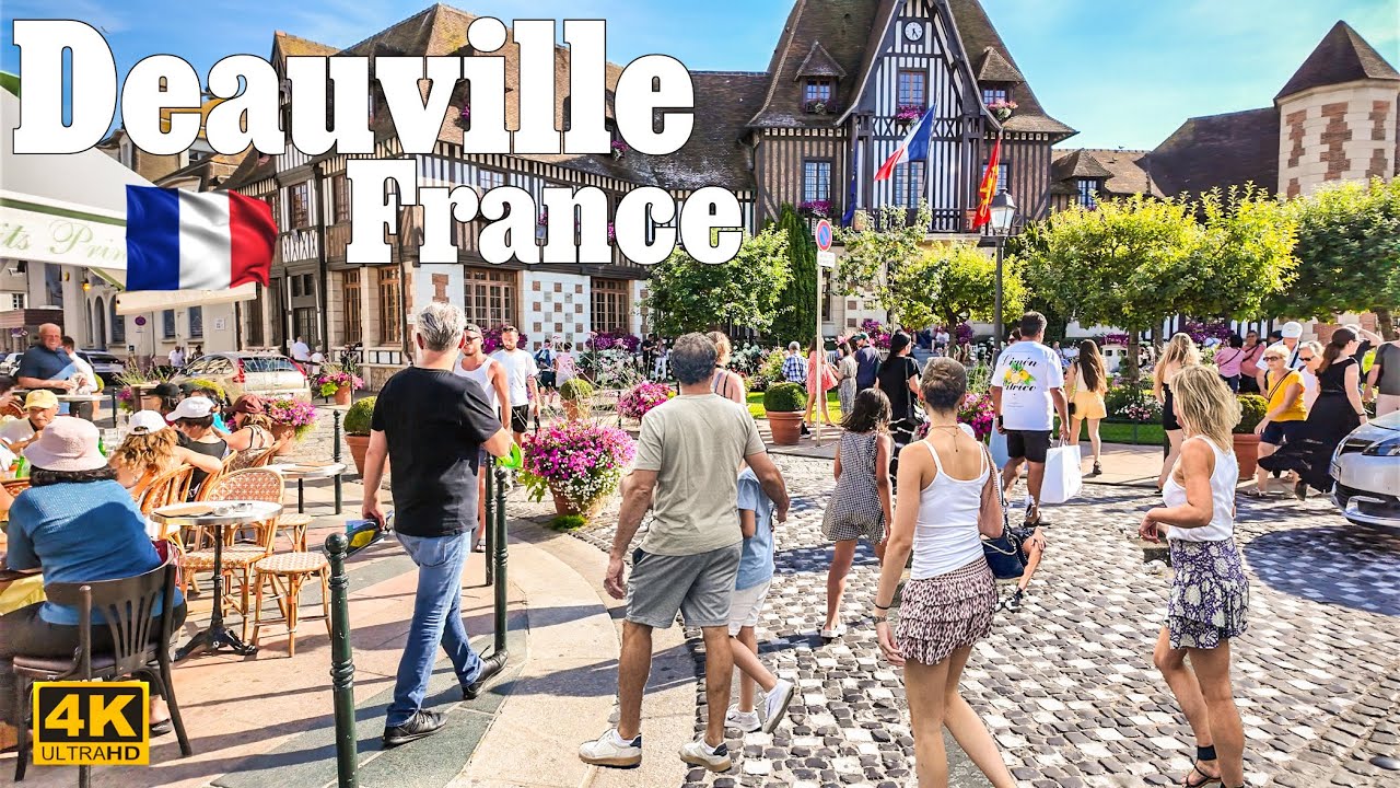 Deauville,France🇫🇷 - 4K HDR Walking Tour 2025 |  Deauville 4K | A Walk In Paris