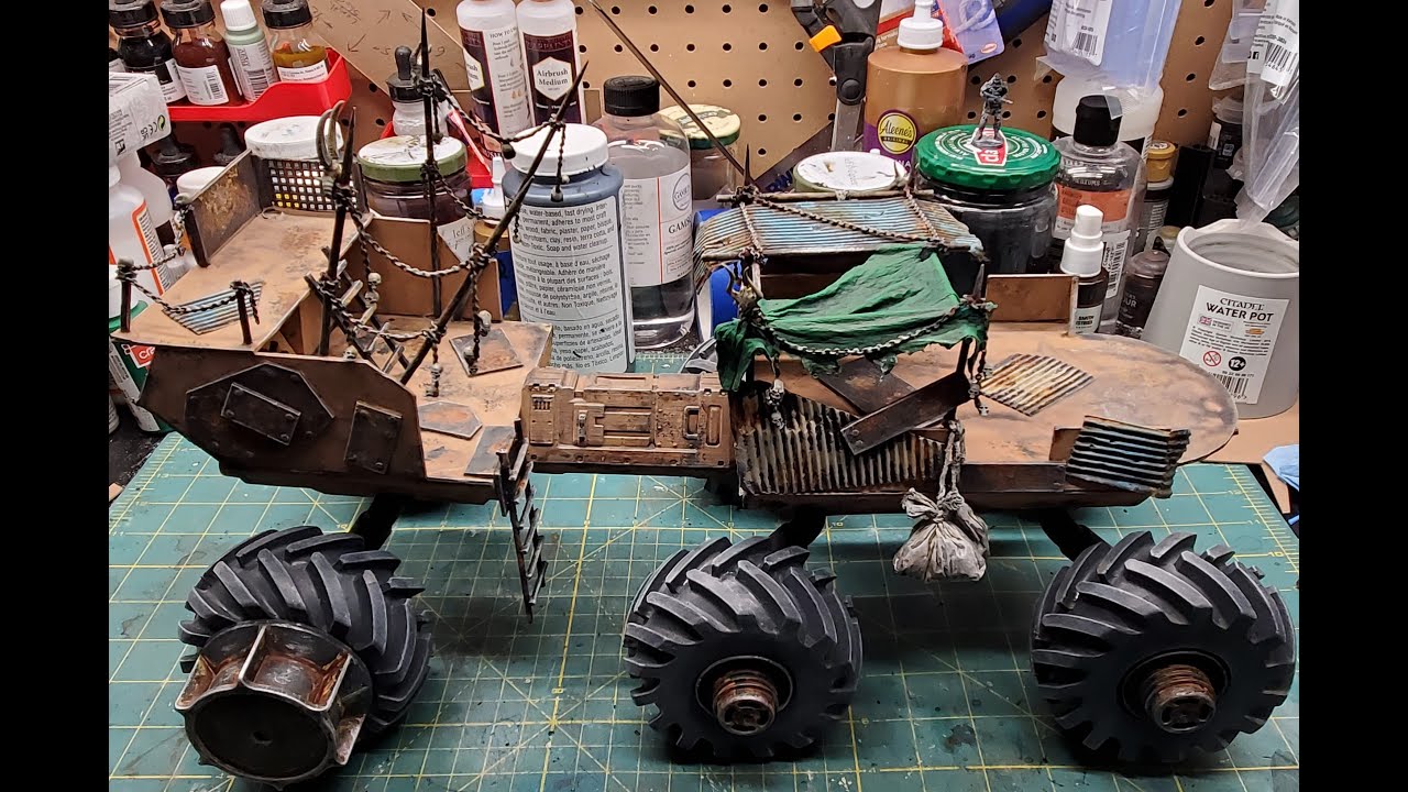 Apocalyptic War Rig / Cargo-8 Ridgehauler for Necromunda/Warhammer/Stargrave or any scifi games