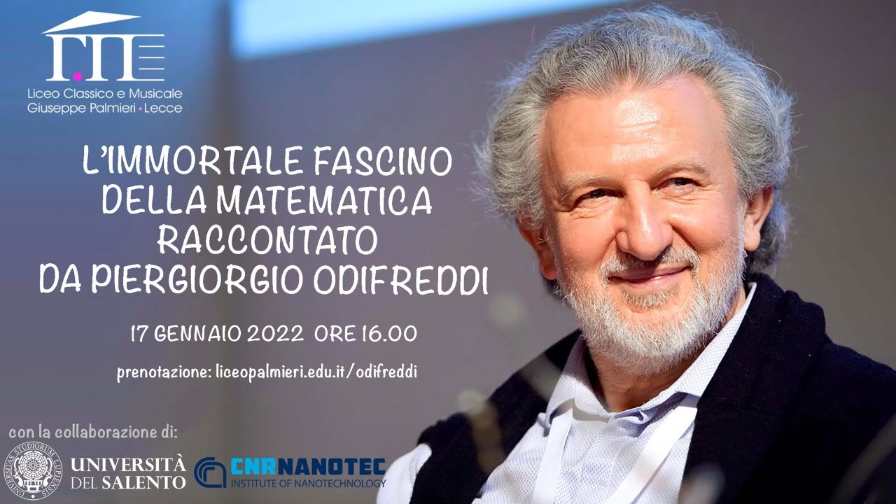 L'eterno fascino della Matematica raccontata da Piergiorgio Odifreddi