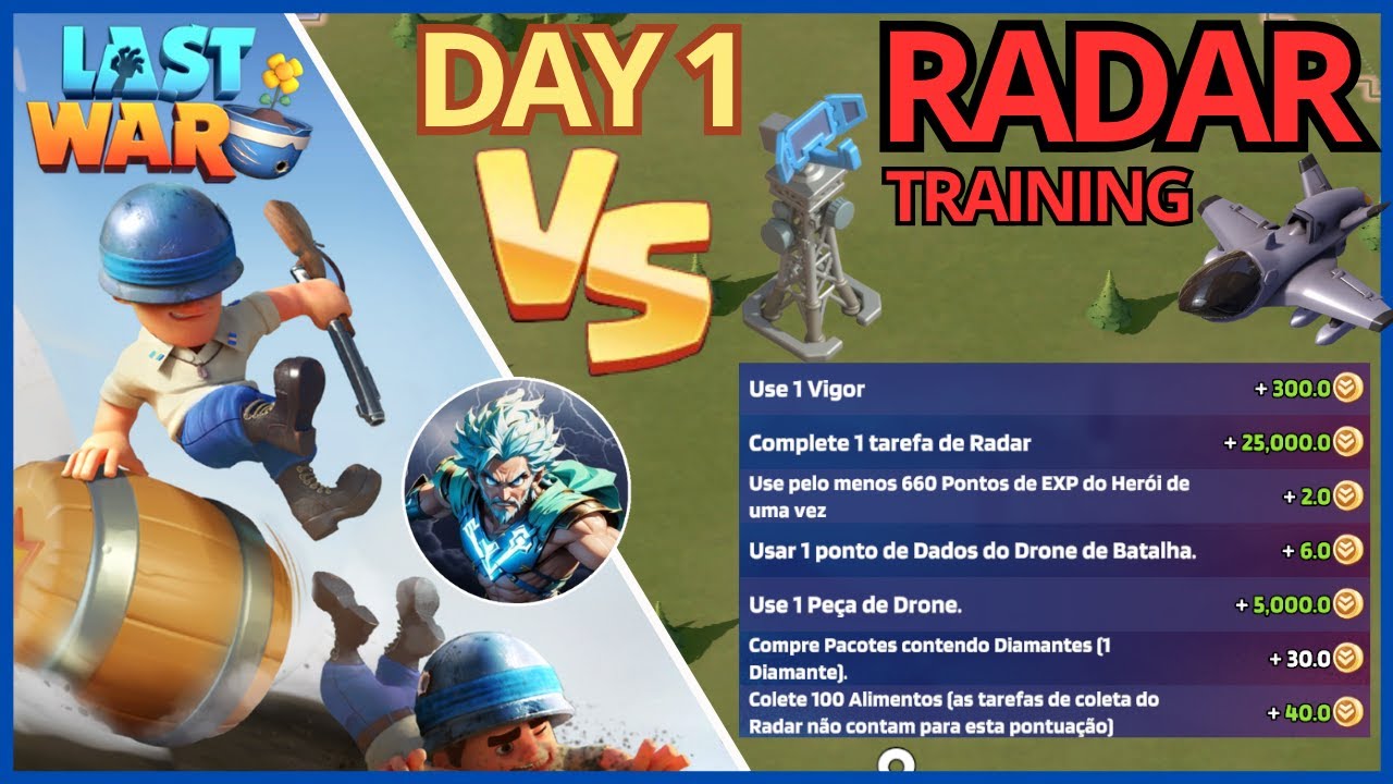 🏆LAST WAR 🏆Alliance Duel  - Versus Day 1 - Radar Training - Treinamento Especial de Radar VS