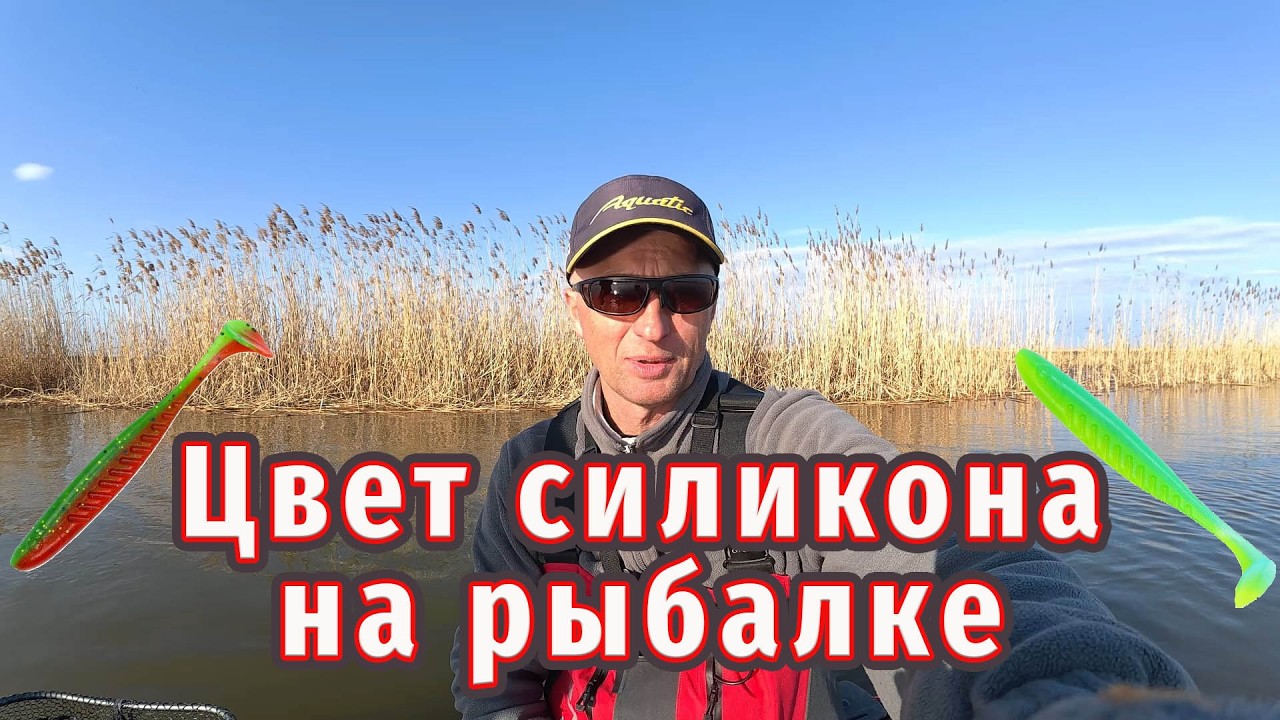 Какой цвет силикона НУЖЕН на Рыбалке! Утро день вечер.  Солнце пасмурно. Реальный клёв!