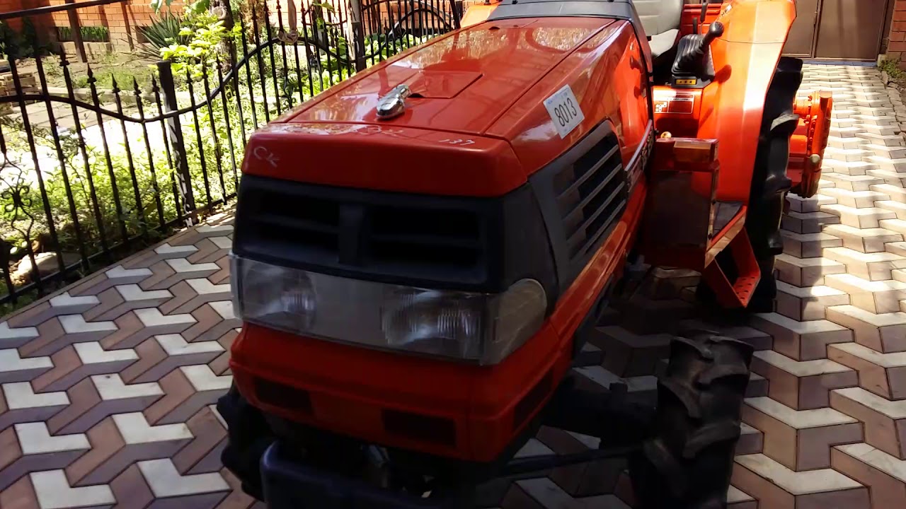 Обзор японского минитрактора KUBOTA GL 220  максимальная комплектация.