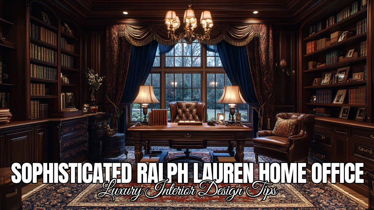 "How to Create a Sophisticated Ralph Lauren Home Office: Luxury Interior Design Tips"
