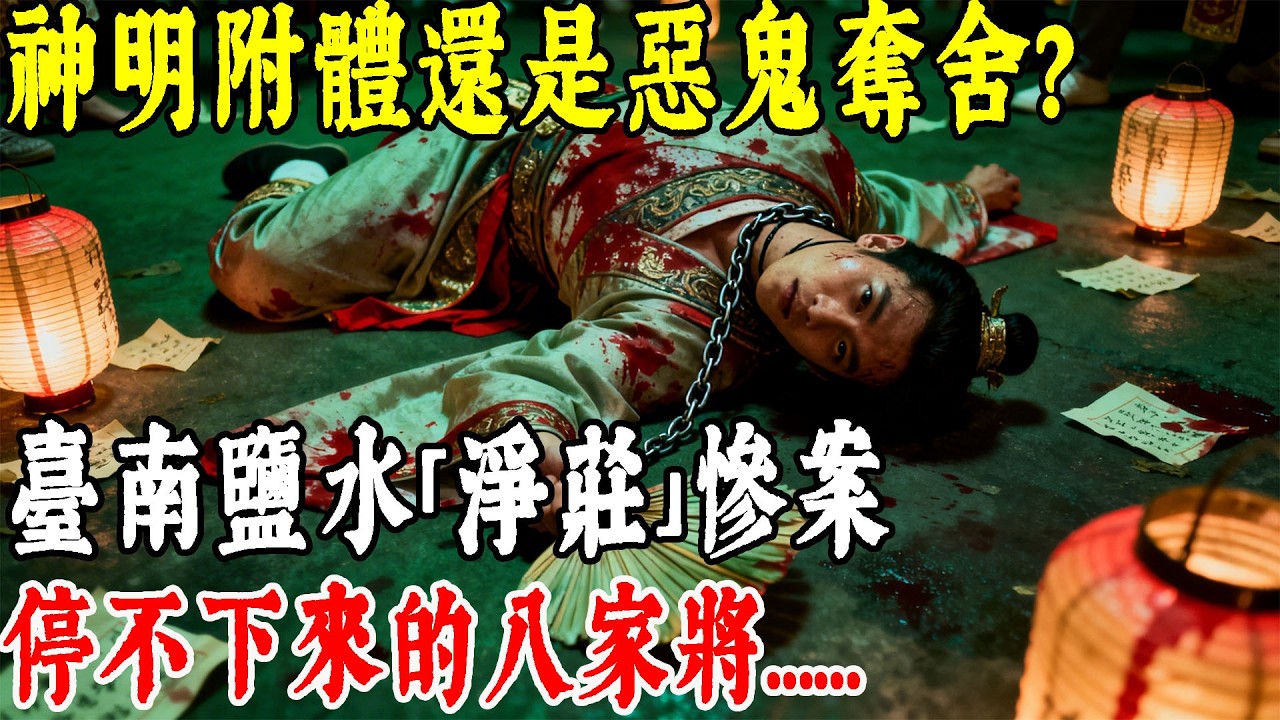 神明附體還是惡鬼奪舍？臺南鹽水蜂炮前夕的「淨莊」慘案，那個永遠停不下來的八家將……#情感#民間故事#真實故事#中老年生活 #台灣