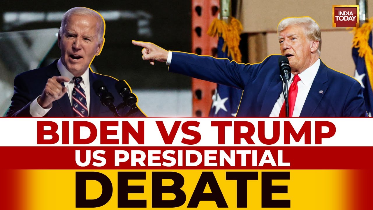 LIVE US Presidential Debate: Donald Trump Vs Joe Biden Fiery Debate | US Presidential Elections