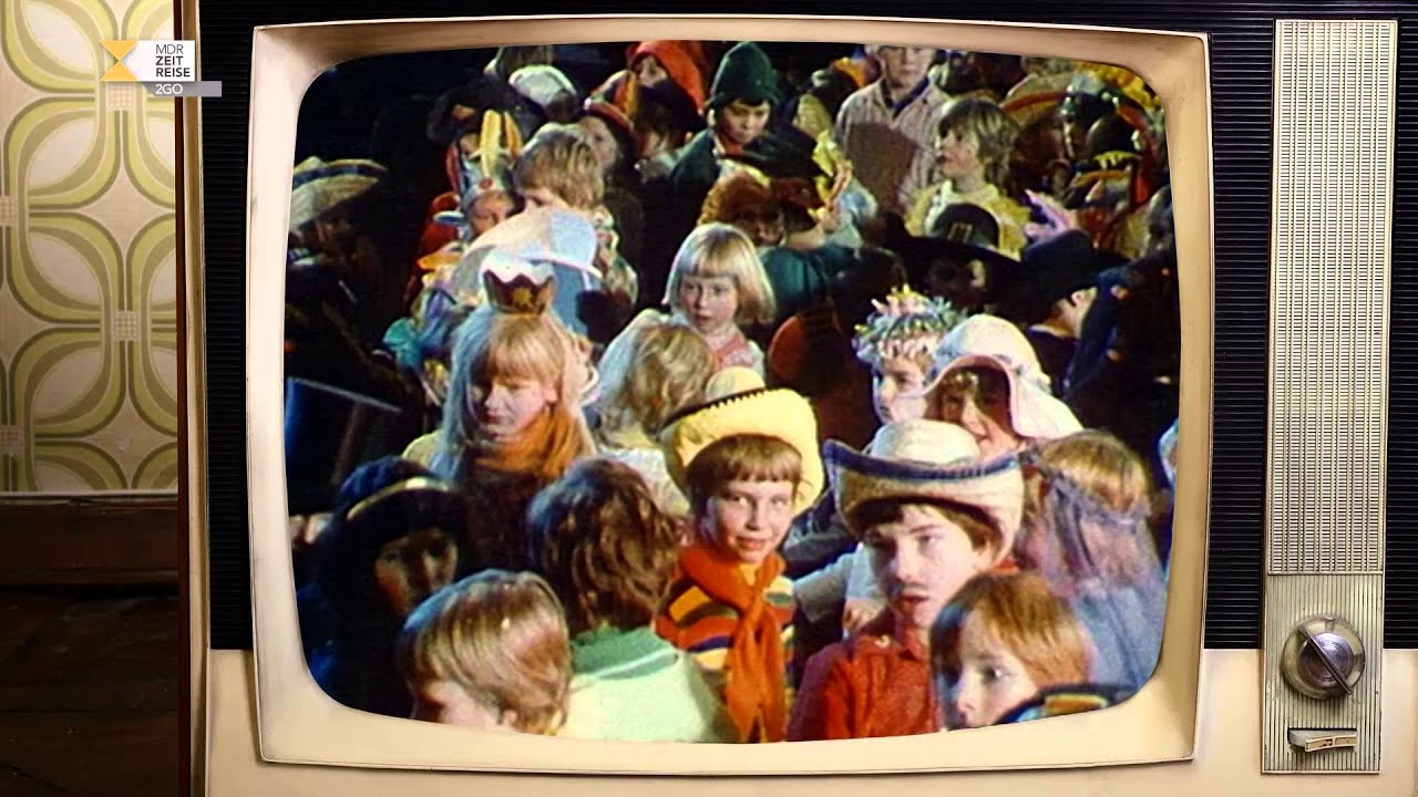 Ansichtskarte Radeburger Volksfasching | Fernsehjahr 1980