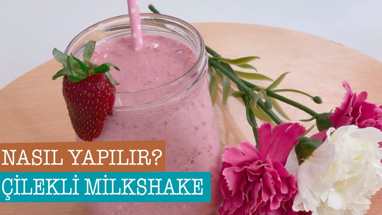 EVDE ÇİLEKLİ MİLKSHAKE NASIL YAPILIR? - ORJİNAL LEZZET - ÖZLEM ÖZTÜRK - SÜTLÜ MUTFAK