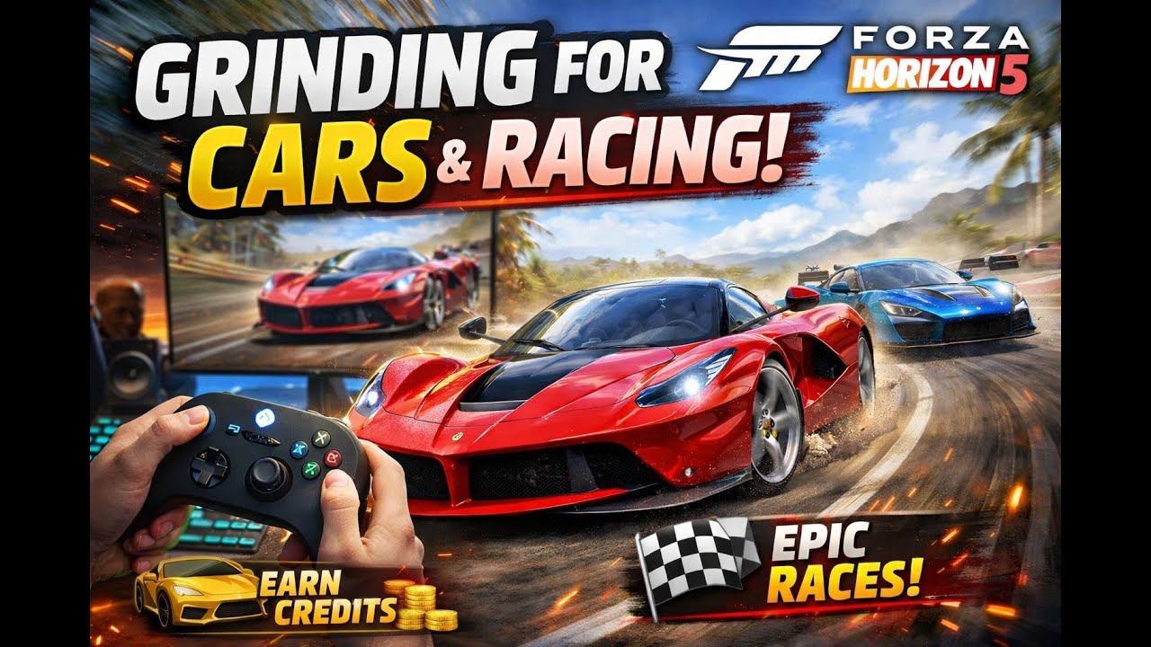 Grinding For Cars and money in Forza Horizon  | Live Stream/ hindi