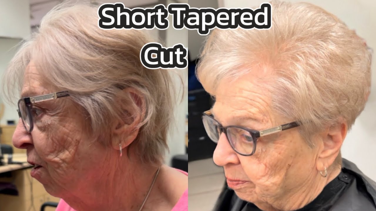 How I Do A Short Tapered Haircut 🥰🥰🥰