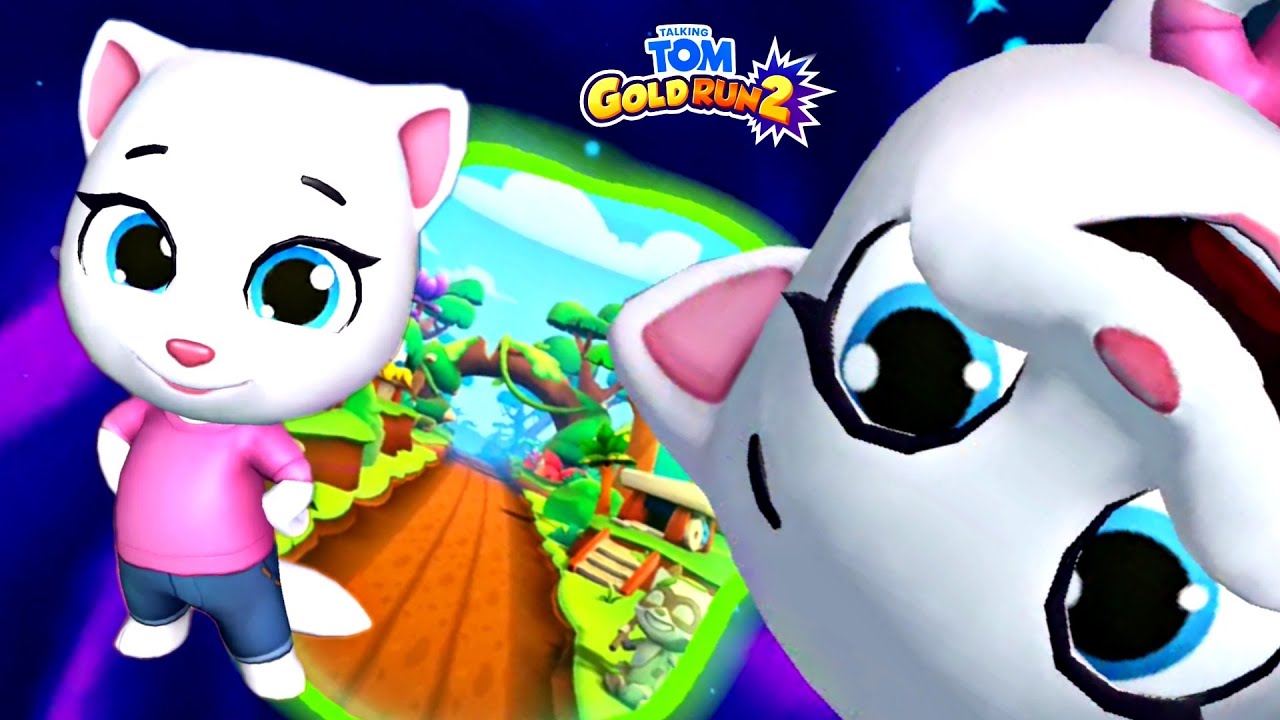 Talking Tom Gold Run 2 - Angela - LILU Gameplay (Android, iOS)
