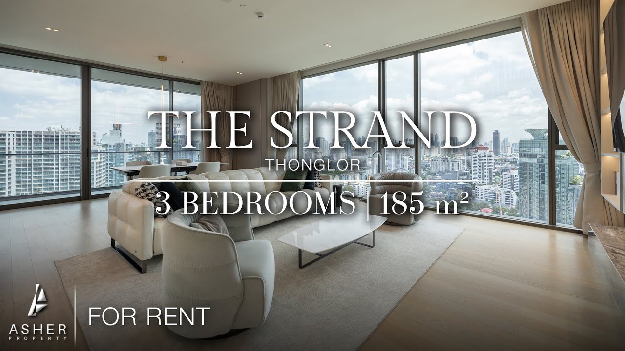 The Strand Thonglor | 3 Bedrooms | 185 sq.m. | Available for Rent