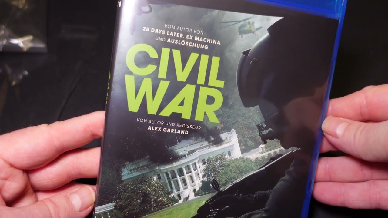Civil War Blu ray Unboxing 2024