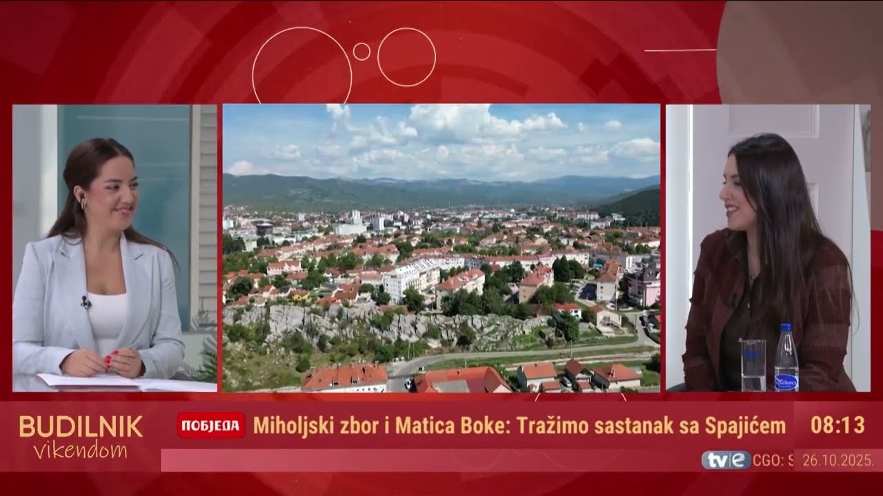 TV E, Emisija Budilnik, gost: Gordana Bošković, v.d. pomoćnica direktora ZZZCG