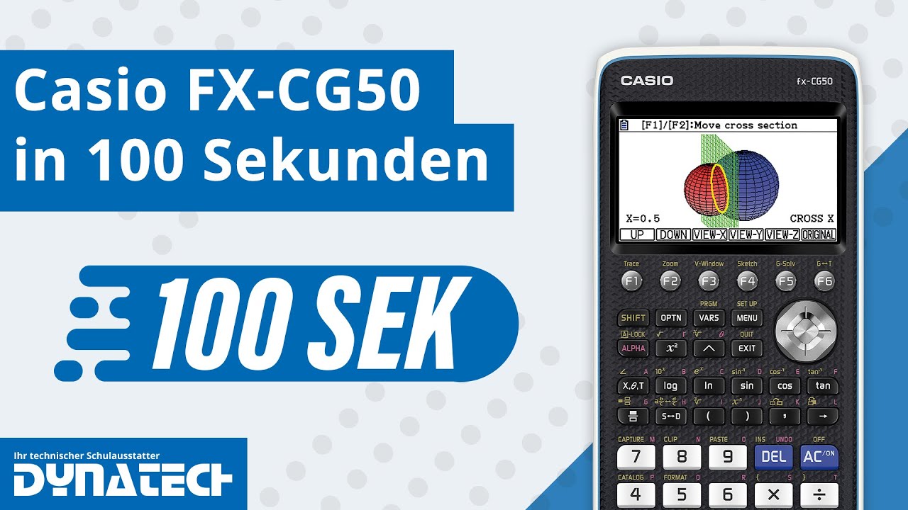Warum der Casio FX-CG50 - 8 Gründe in 100 Sekunden