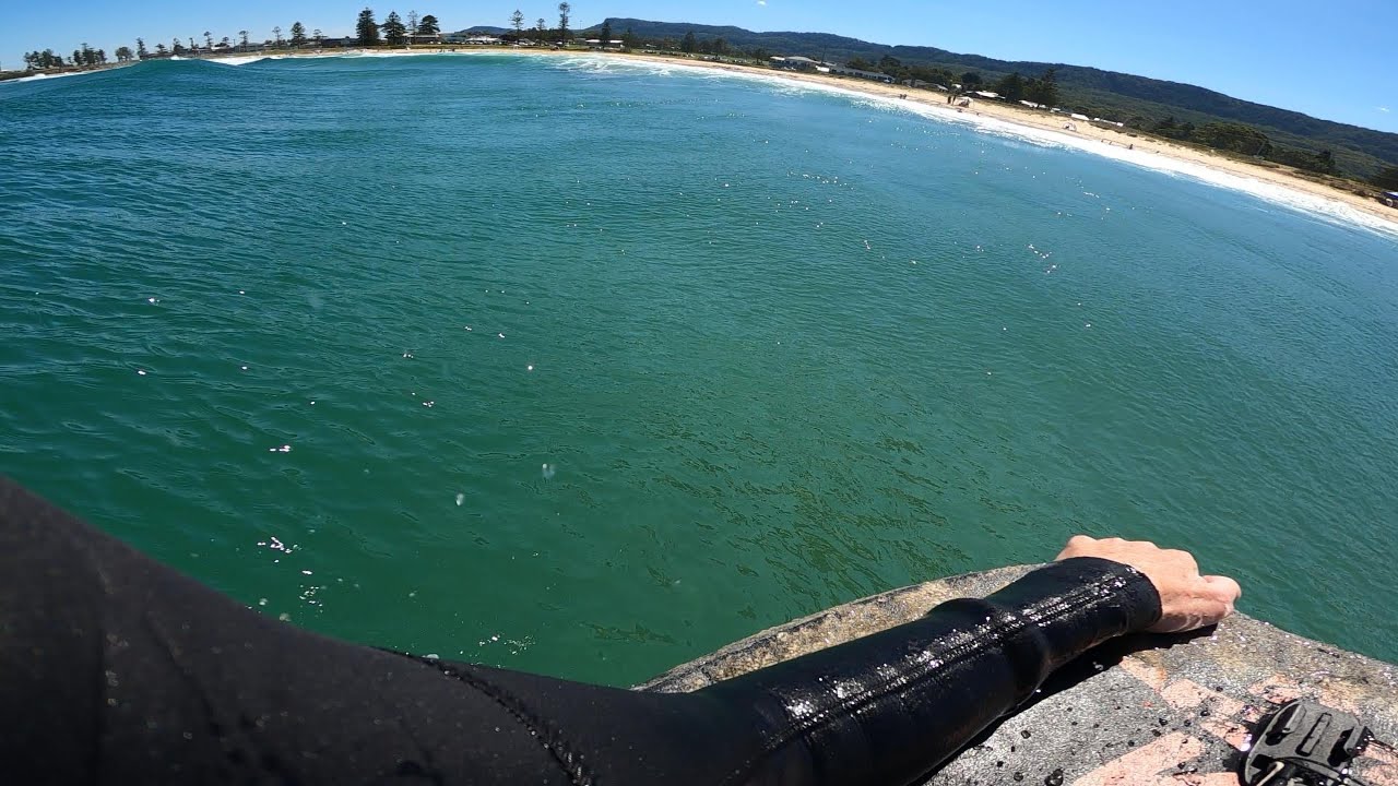 BODYBOARDING CRYSTAL CLEAR A-FRAMES!