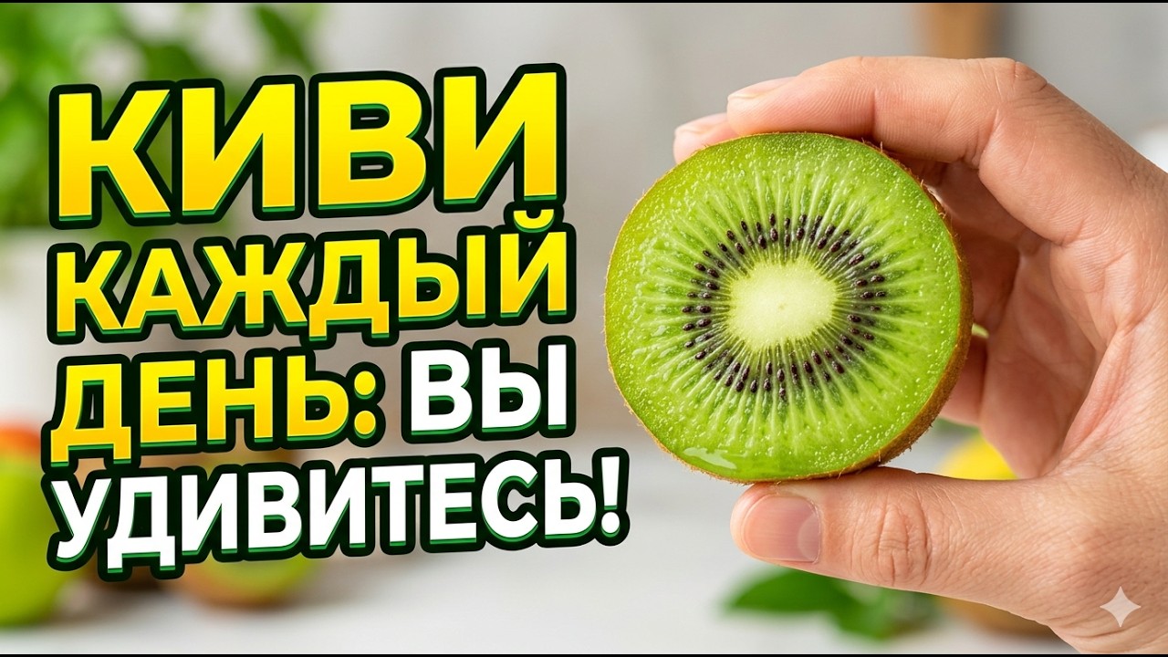 Киви &ndash; суперягода 🔥 Врачи в шоке от его пользы 🍏😱