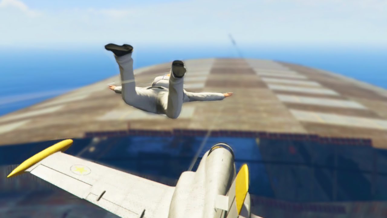 Extreme Superman Stunt (GTA 5 Funny Moments)