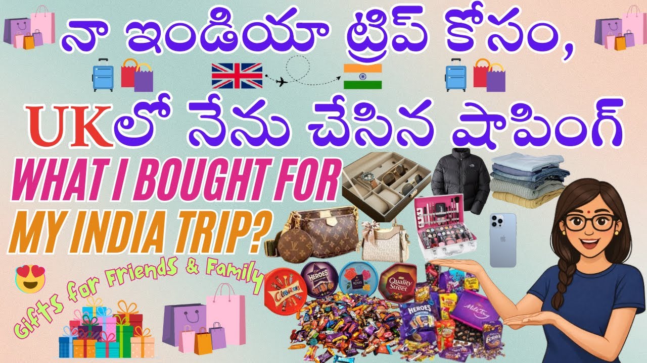 My India Trip Shopping Haul from the UK🇬🇧✈️🇮🇳| 🎁Gifts for Family & Friends 😍+ Bill Reveal💷😱